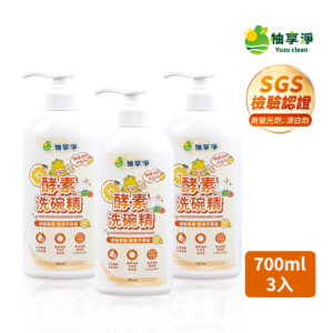 柚享淨 文旦酵素柚淨plus 洗碗精 700ml【3入組】