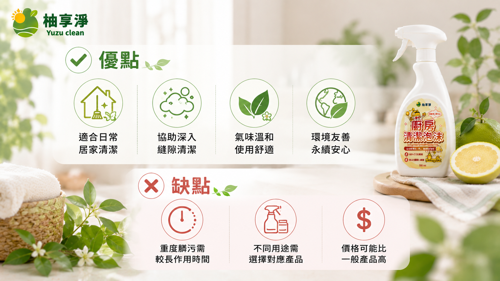 酵素清潔劑優缺點